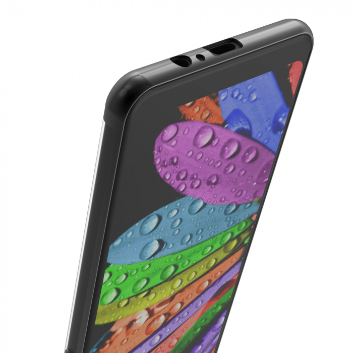 Husa Samsung Galaxy A8 2018 Transparent cu Margini Negre [6]