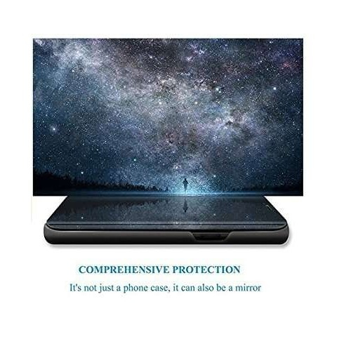 Husa Samsung Galaxy J6 Plus 2018 Flippy® Flip Cover Oglinda Negru [3]
