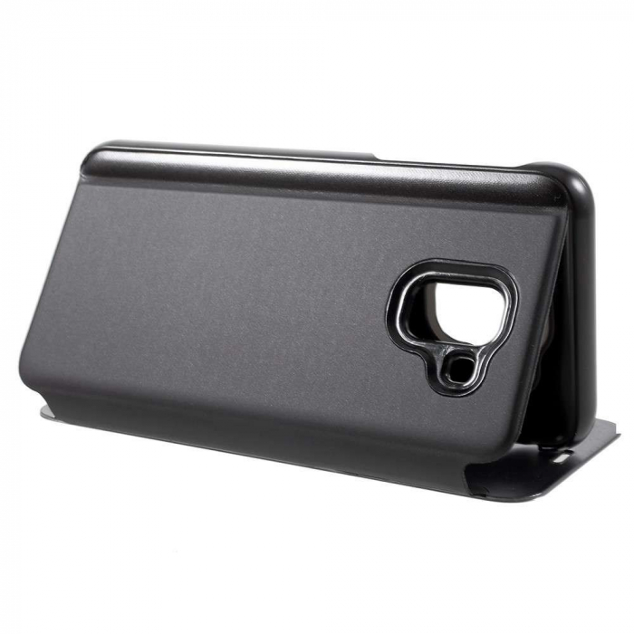 Husa Samsung Galaxy J6 Plus 2018 Flippy® Flip Cover Oglinda Negru [5]