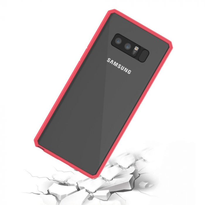 Husa Samsung Galaxy Note 8 shockproof acrylic Roz [7]