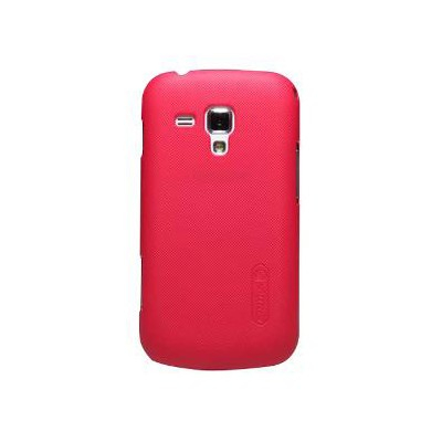 Husa Samsung Galaxy S Duos Nillkin Frosted Shield Rosu + Folie de protectie [2]