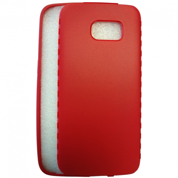 Husa Samsung Galaxy S7 Edge Full Silicone Rosu [3]
