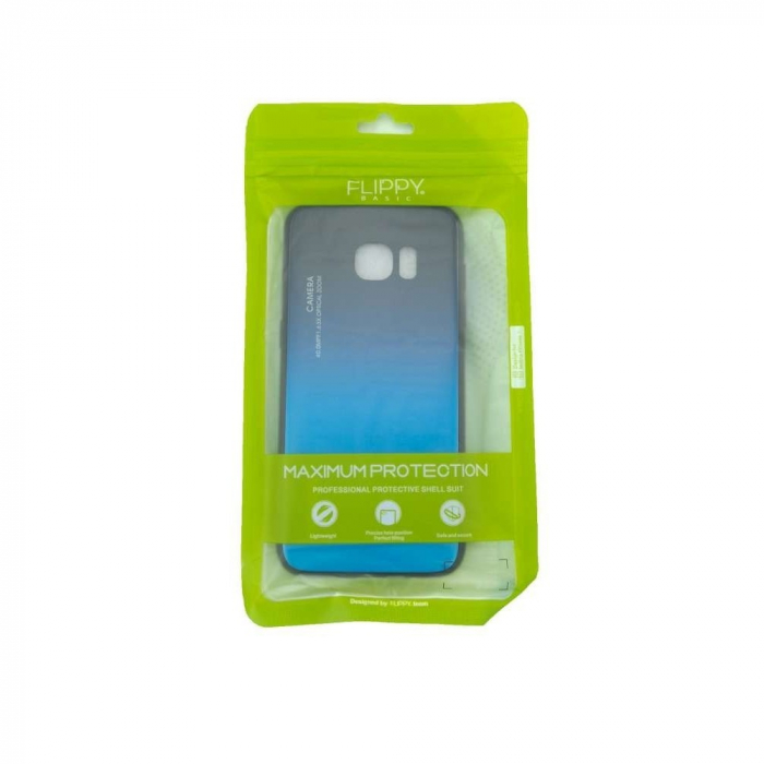 Husa Samsung Galaxy S7 Edge Hybrid Back Degrade, Albastru [6]