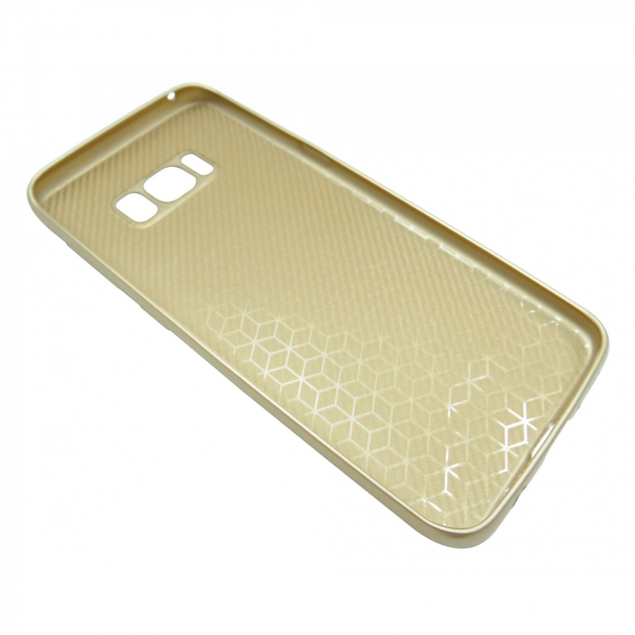 Husa Samsung Galaxy S8 i-Zore Carbon Fiber Auriu [4]