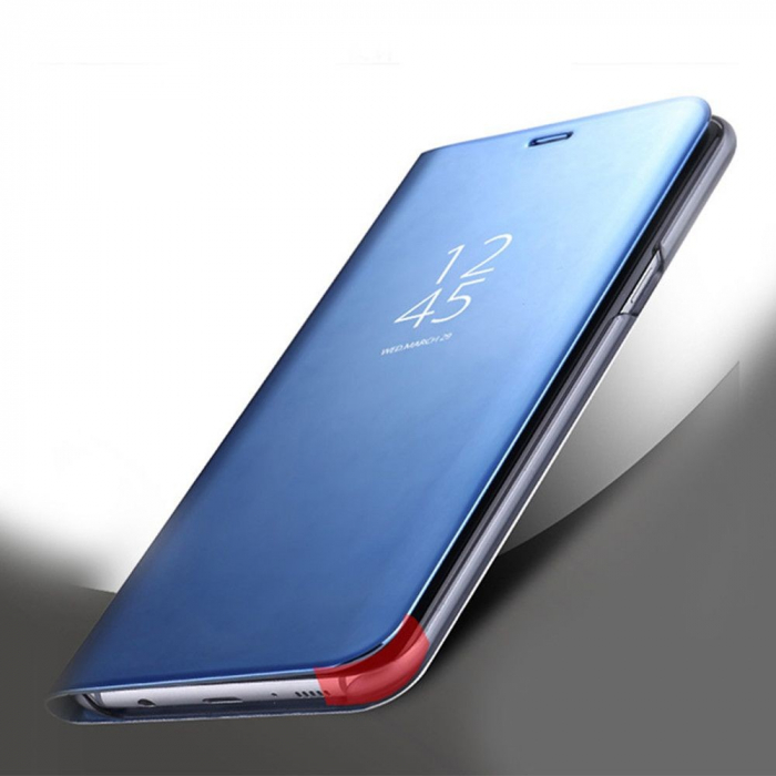 Husa Samsung Galaxy S8 Plus Flip Cover Oglinda Albastru [7]