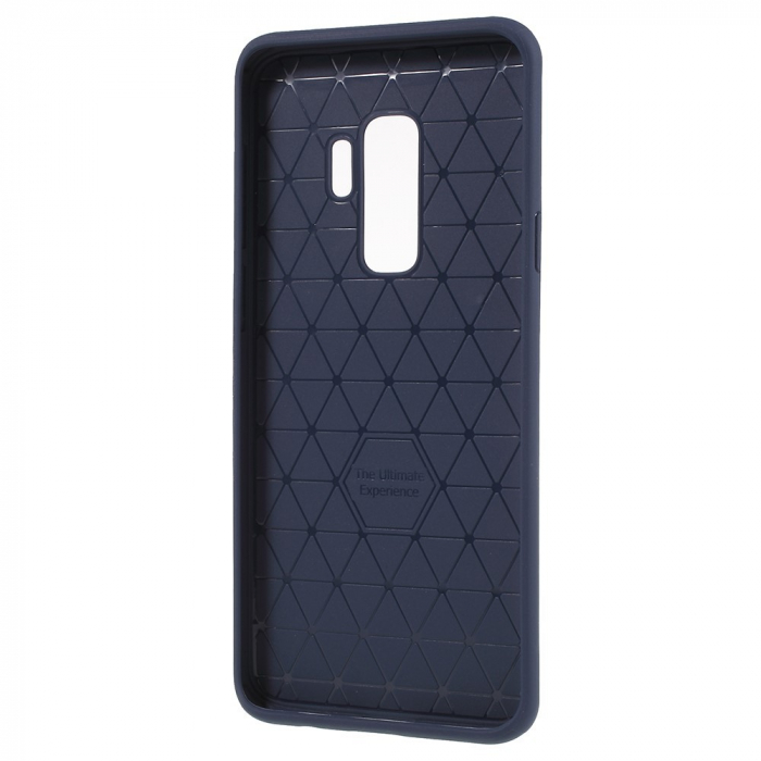 Husa Samsung Galaxy S9 Ipaky Elegant Grid Design TPU Hybrid Albastru [2]