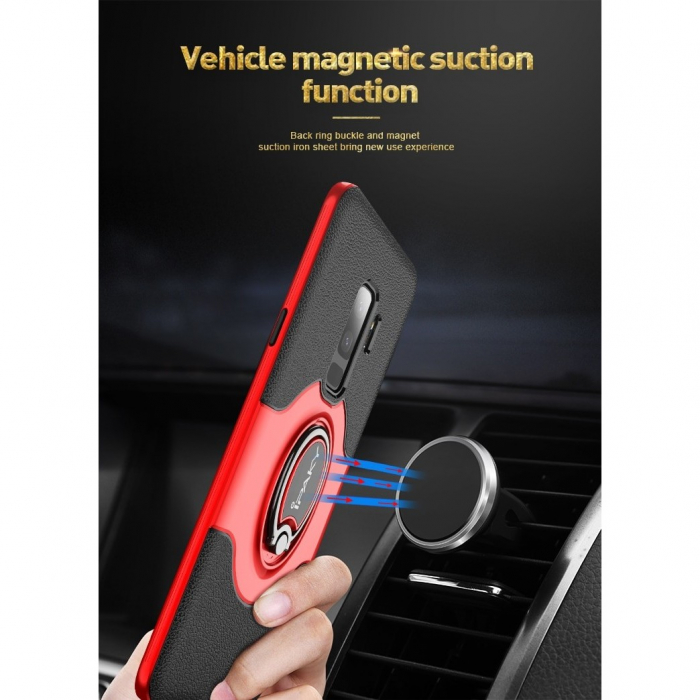Husa Samsung Galaxy S9 Ipaky Ring Negru [4]