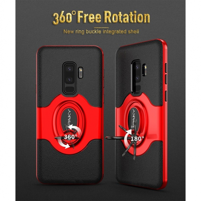 Husa Samsung Galaxy S9 Ipaky Ring Negru [3]