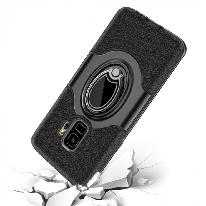 Husa Samsung Galaxy S9 Ipaky Ring Negru [8]