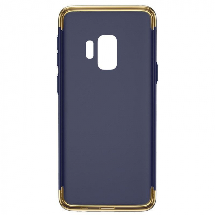 Husa Samsung Galaxy S9 Luxury Plating 3 in 1 Albastru [6]