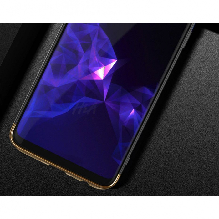 Husa Samsung Galaxy S9 Luxury Plating 3 in 1 Negru [3]