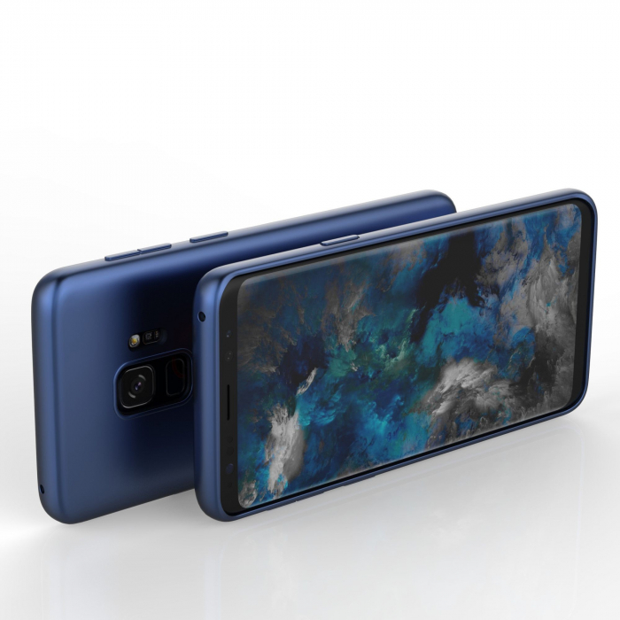 Husa Samsung Galaxy S9 Plus Luxury Case Albastru [4]