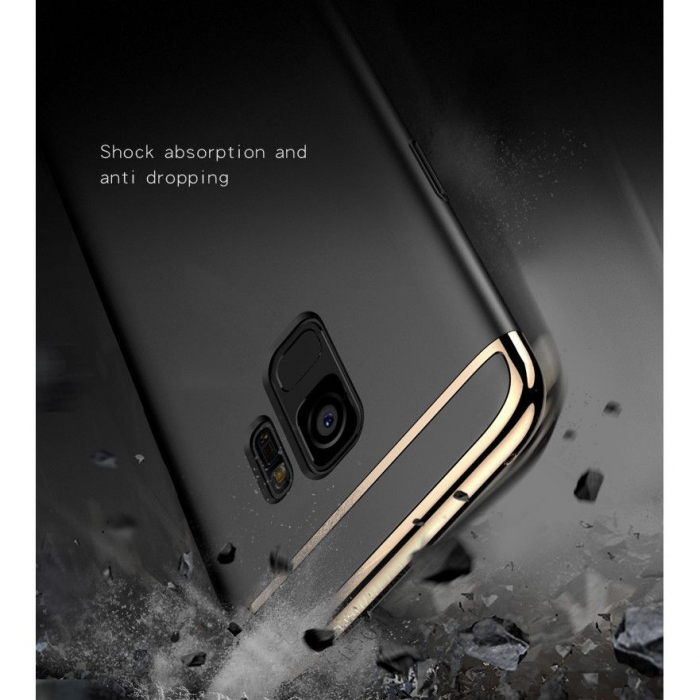 Husa Samsung Galaxy S9 Plus Luxury Plating 3 in 1 Negru [5]