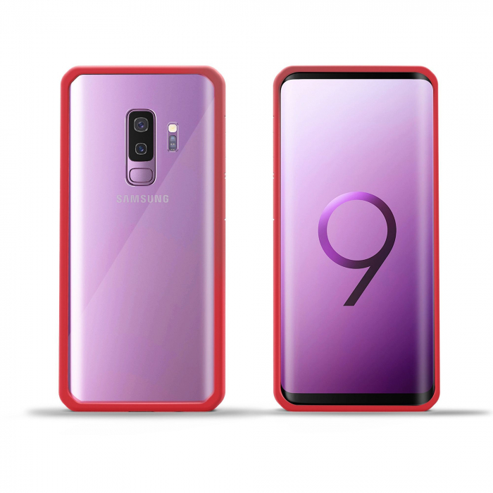 Husa Samsung Galaxy S9 Plus shockproof acrylic Roz [7]