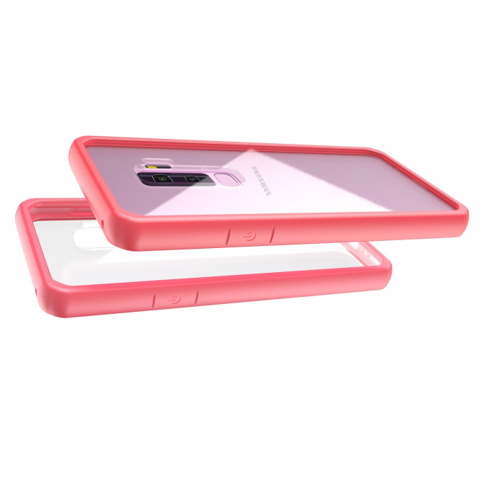Husa Samsung Galaxy S9 Plus shockproof acrylic Roz [3]