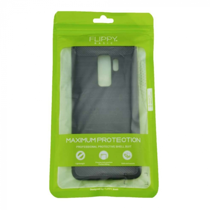 Husa Samsung Galaxy S9 Plus Tpu, carbon, Negru [3]