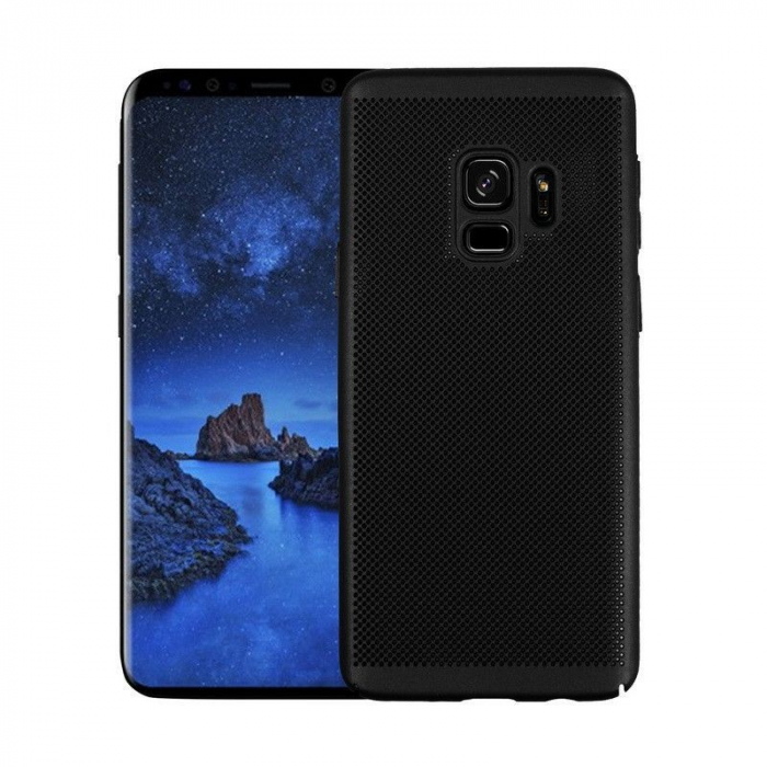 Husa Samsung Galaxy S9 Plus Ultra Slim cu aerisire Negru [3]