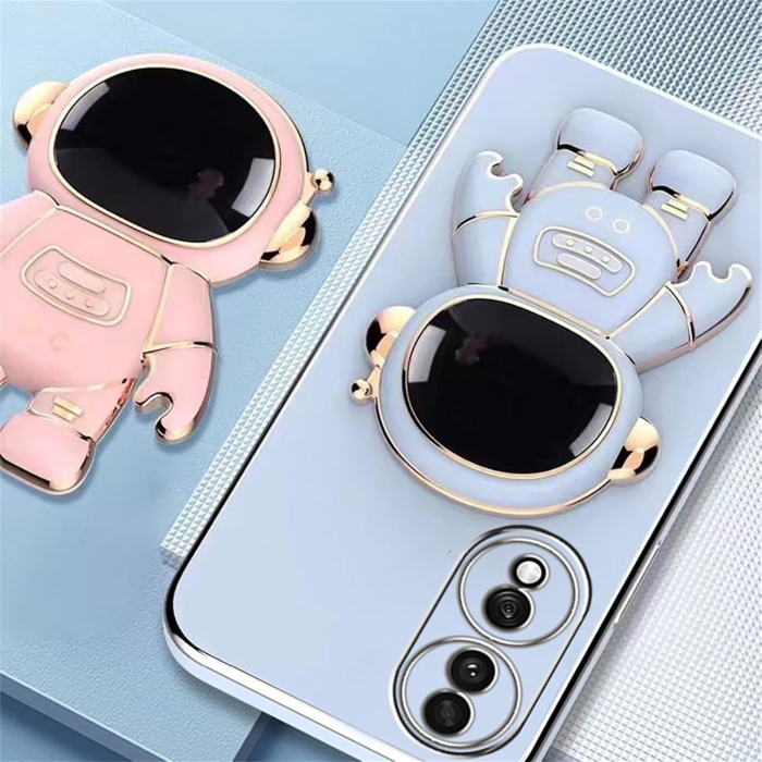 Husa Telefon 2in1, Flippy, Compatibila Huawei Mate 50 Pro, Carcasa TPU cu Suport Inclus Tip Astronaut, Protectie Camere, Albastru [2]