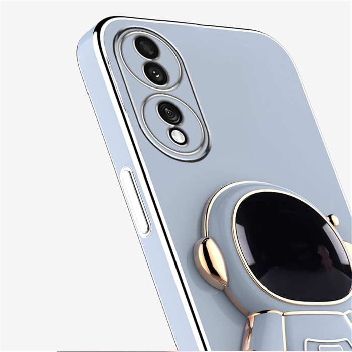 Husa Telefon 2in1, Flippy, Compatibila Huawei P50 Pro, Carcasa TPU cu Suport Inclus Tip Astronaut, Protectie Camere, Albastru [2]
