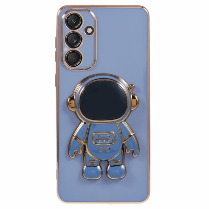 Husa Telefon 2in1, Flippy, Compatibila Samsung Galaxy S23 Plus, Carcasa TPU cu Suport Inclus Tip Astronaut, Protectie Camere, Albastru [6]