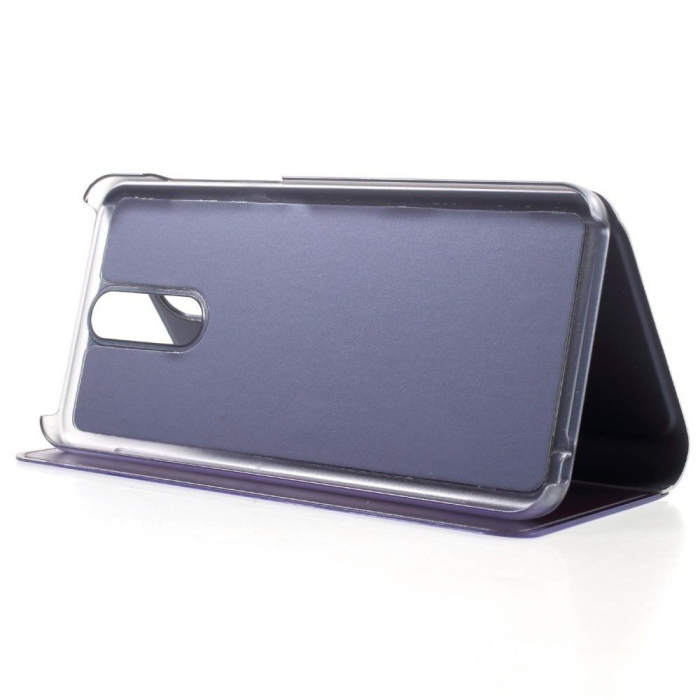 Husa Tip Carte, Flippy, Compatibila cu Huawei Mate 10 Lite, Flip Cover Oglinda, Violet [4]