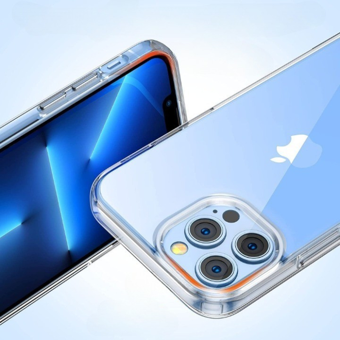 Husa TPU pentru iPhone 14 Plus, Flippy, Silicon, Protectie Antisoc, Transparenta [4]