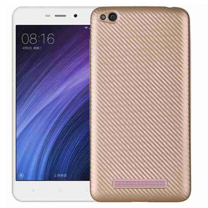 Husa Xiaomi Redmi 4A i-Zore Carbon Fiber Auriu [1]