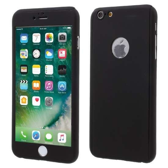 Husa Xiaomi Redmi 8 Full Cover 360 Negru + Folie de protectie [4]