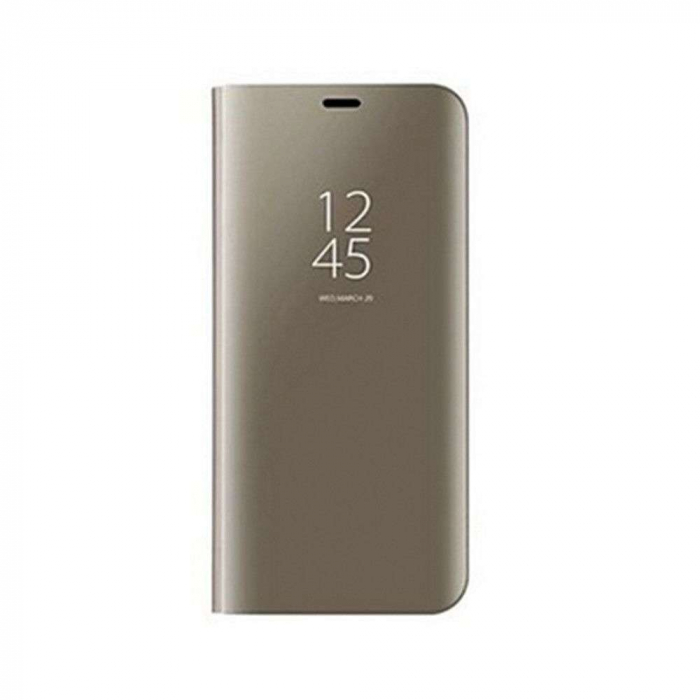 Husa Xiaomi Redmi Note 8 Pro Flip Cover Oglinda Auriu [3]