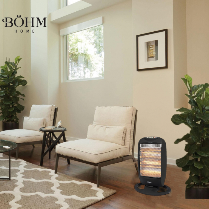 Lichidare Incalzitor electric cu quartz BHH05 BoHM, 3 trepte de putere 400/800/1200 W, Suprafata de incalzire 20-25 m² [4]