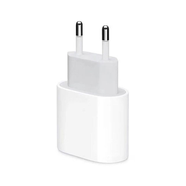 Incarcator Retea Fast Charge, Flippy, Incarcator Standard European PD20W, Compatibil cu iPhone 8-14, Cablu Fast Charge Inclus de 27W, 1m, Alb [1]