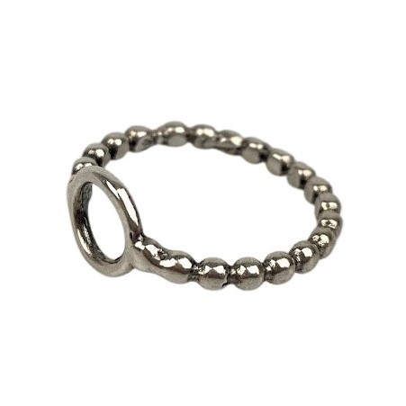 Inel Argint 925 Bobite cu Cerc, M 51 [5]