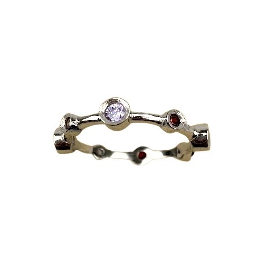 Inel Argint 925, Circular cu Pietre Colorate M54 [3]