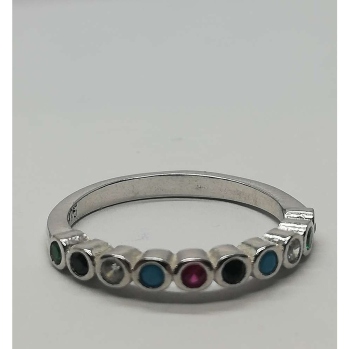 Inel Argint 925 cu Zirconii Colorate M52 [3]