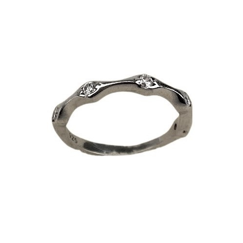 Inel Argint 925, Molecula cu Zirconii M52 [4]