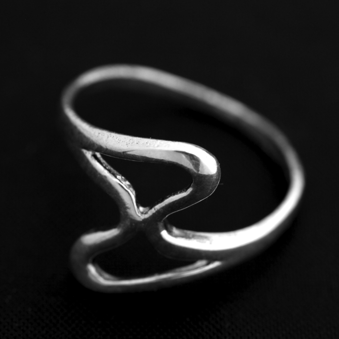 Inel Din Argint 925, Jolie Silver. Model Clepsidră [2]