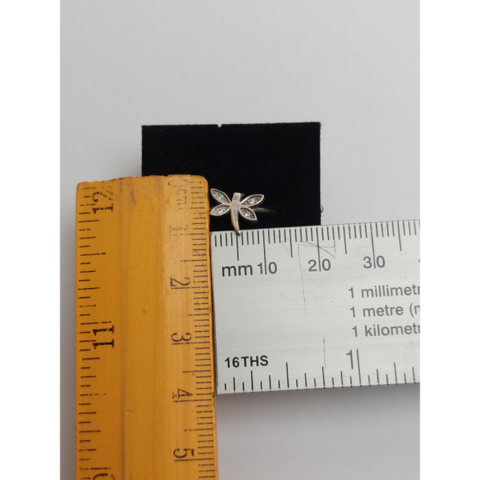 Inel din Argint 925 Libelula cu Pietre, Jolie Silver, 1.3g, 1 cm x 1 cm [3]
