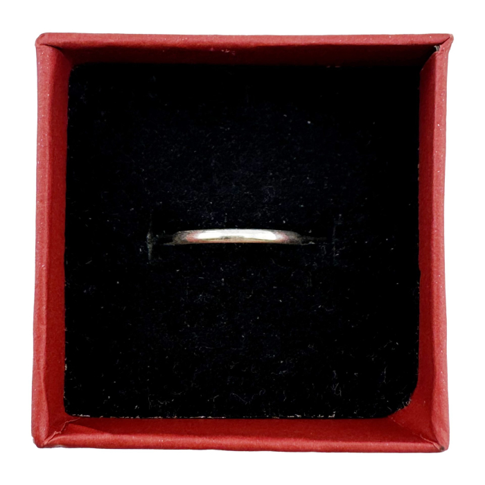 Inel pentru Dama, Jolie, Inel din Argint 925, Tip Verigheta, Marimea 45, 12 mm, Argintiu [4]