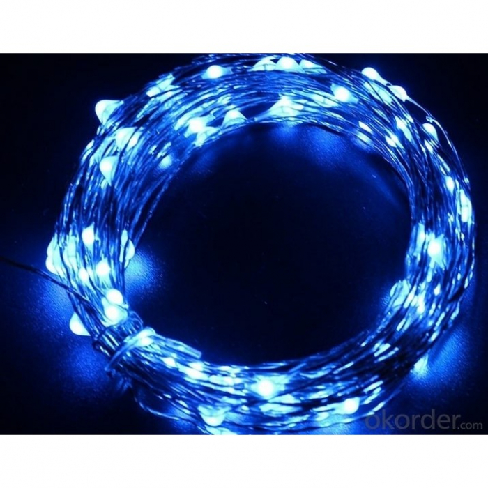 Instalatie Craciun, 25 m, 250 Led-uri, Liniara, Albastru, 8 jocuri de lumini, Transformator, Interconectabila, Prelungitor 3 m inclus, Fir Cupru, Flippy [3]