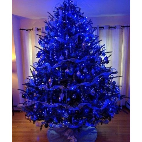 Instalatie Craciun, 50 m, 500 Led-uri ,Liniara, Albastru, 8 jocuri de lumini, Transformator cu telecomanda, Interconectabila, Prelungitor 3 m inclus, Fir Transparent, Flippy [3]