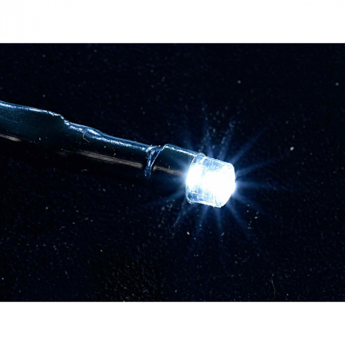 Instalatie Craciun Profesionala de Exterior IP65, 203 m, 2030 Led-uri Mari ,Liniara, Alb rece, Interconectabila, Prelungitor 1.5 m inclus, Fir Negru, Flippy [4]