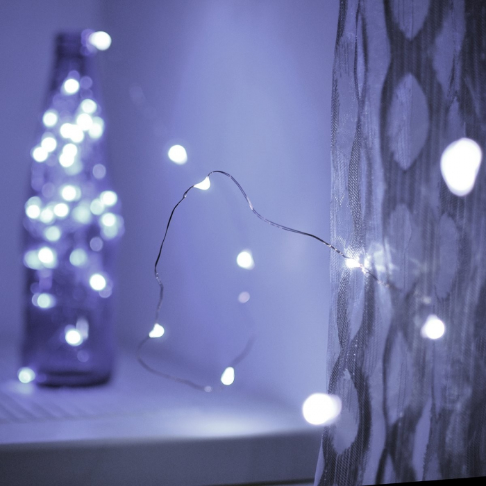 Instalatie Craciun Tip Turturi, IP44, 25 m, 715 Led-uri, Alb rece, 8 jocuri de lumini, Telecomanda inclusa, Interconectabila, Prelungitor 5 m inclus, Fir Cupru, Flippy, Interior/Exterior [3]