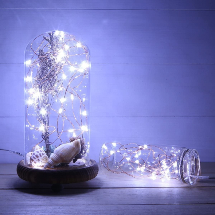 Instalatie Craciun Tip Turturi, IP44, 25 m, 715 Led-uri, Alb rece, 8 jocuri de lumini, Telecomanda inclusa, Interconectabila, Prelungitor 5 m inclus, Fir Cupru, Flippy, Interior/Exterior [5]