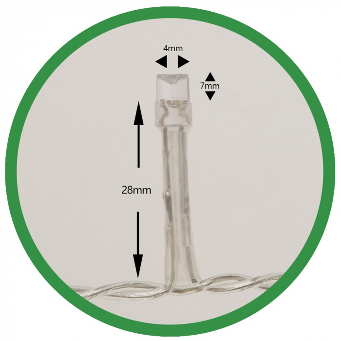 Instalatie de Craciun, Flippy®, Tip Franjuri, 7 m, 200 LED-uri, Interconectabila, Albastru [8]