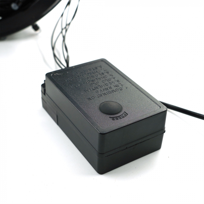 * LICHIDARE STOC * Instalatie de Craciun Liniara Yoto, 50 m, 1 m Prelungitor 220V, 498 LED, 8 Jocuri de Lumini, Controler, Fir Negru, Utilizare Interior/Exterior, Protectie anti-inghet, Fir Cupru, Mul [8]