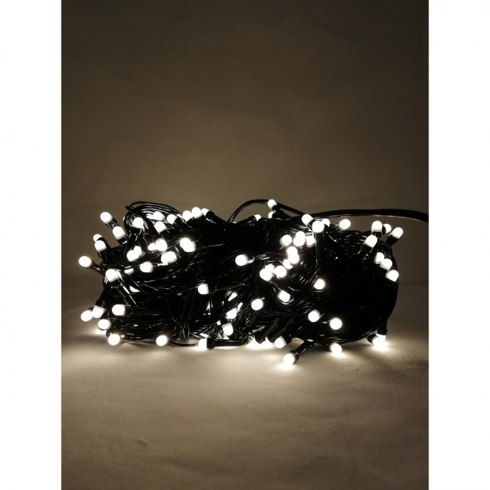 Instalatie de Craciun Tip Sir 9 m 80 LED -uri Mari Alb Rece [4]