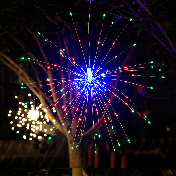 Instalatie tip focuri de artificii multicolor, 120 led, 1 bucata [1]