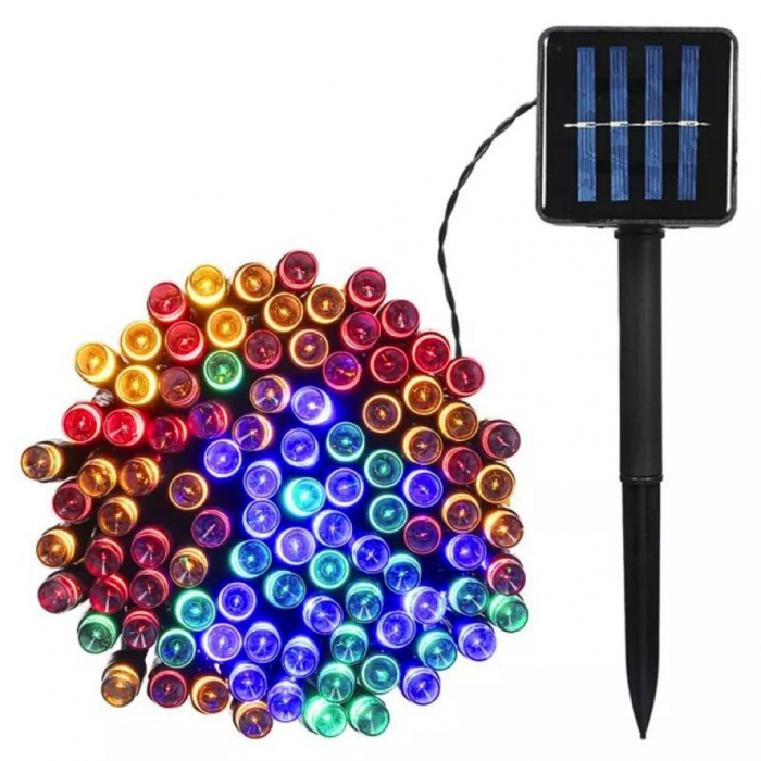 Sir solar 100 led ,12 m, multicolor [1]