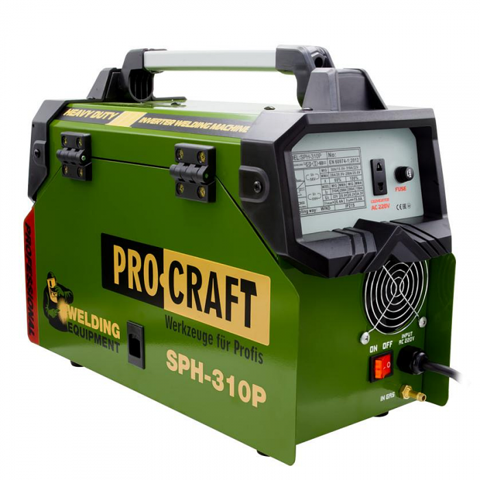 Invertor de sudura semi-automat MIG/MAG/MMA Procraft SPH-310P, 310 A, 1.6 - 4.0 mm [3]