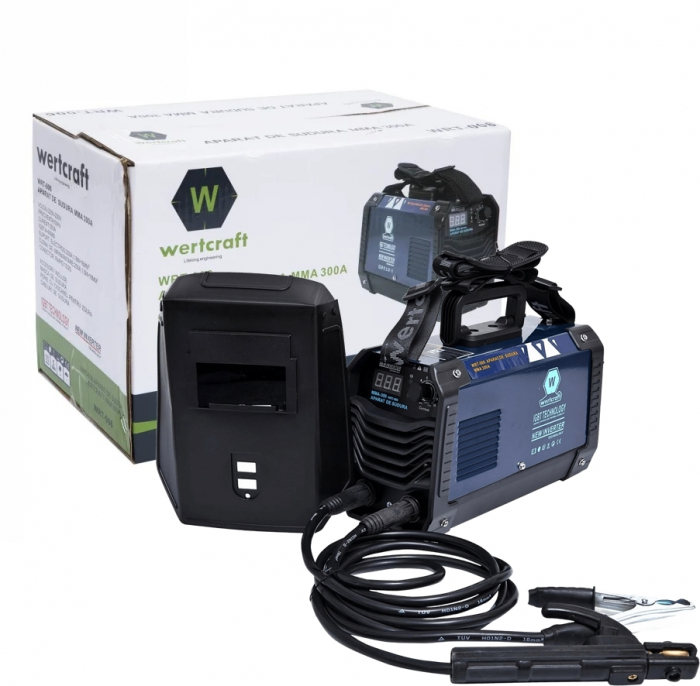 Invertor de sudura WertCraft WRT-006, 20-300 A amperaj, 230 V, 1.6-4 mm diametru electrod, MMA, IP21, funtie anti-lipire [2]